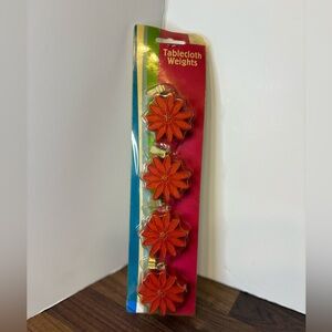 Vintage Flower table cloth weights